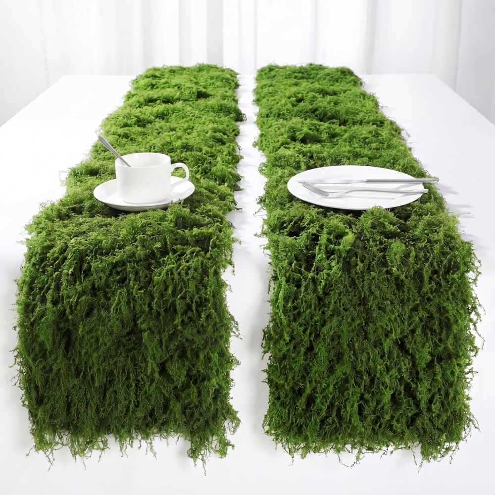 Preserved Moss Sheet - Alas Lumut Buatan 30x180cm, Alas Meja